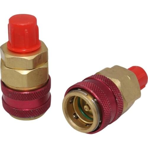 R134A High Pressure Straight Quick Coupler Connector Car A/C Refrigerant Adapter Car Repair Tools pressure gauge