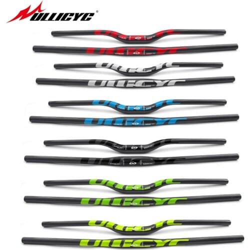 ULLICYC Carbon Fiber Mountain Bike Handle 580-740mm Size Bicycle Handlebar Ultra Light And Durable MTB Cycling Handlebars Parts