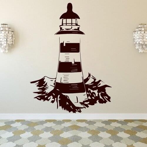 Removable Lighthouse Sea Nautical Wall Sticker for bedroom decor Vinyl Wall Art Decal living room home Decoration mural HY1627