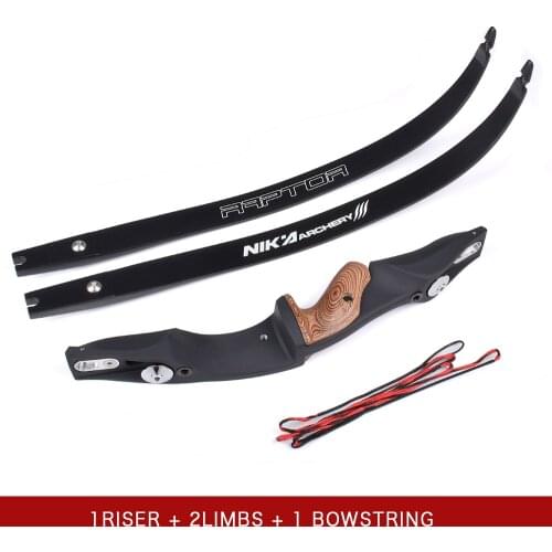 Archery 1X 60 inch Recurve Bow ILF Limbs 20-50lbs 17" Riser ILF CNC for Archery Powerful Hunting Bow Right Hand Free Shipping