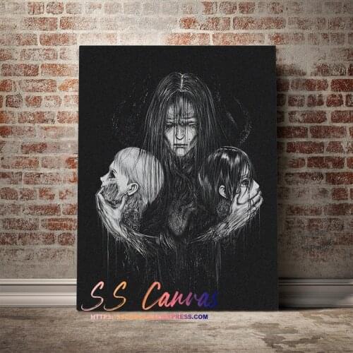 Dark Style Attack on Titan Anime Home Decor Canvas Wall Art Painting Bedroom Decoration Living Room Prints Poster Pictures
