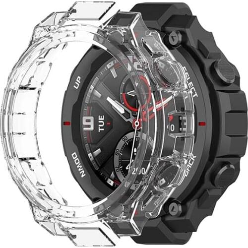 For Amazfit T-Rex Pro/ Amazfit T-Rex Watch Case Ultra-slim Watch Protective Cover Soft Screen Protector Shell