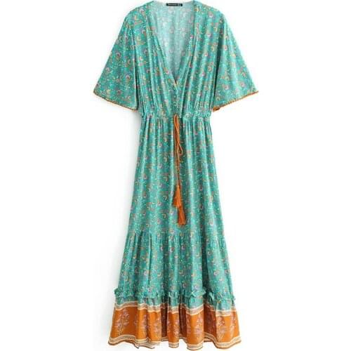 XUANHAO Long Sleeve Summer Dresses