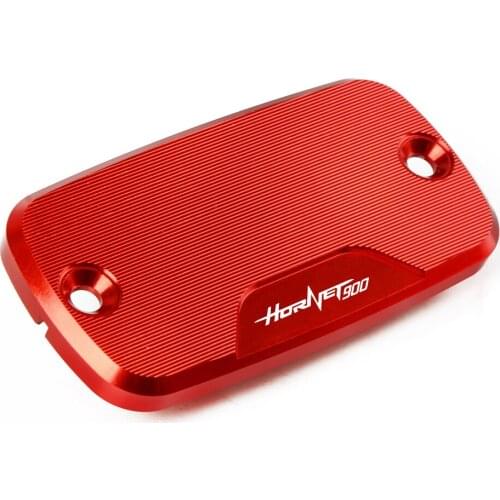 CNC Motorcycle Front Rear Brake Fluid Reservoir Cap Cover Motorcycle Accessories Fluid Tank Cap For HONDA HORNET900 2002-2006