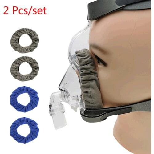 2 Pcs Cpap Mask Liners Reusable Fabric Comfort Covers To Reduce Air Leaks Skin Irritation Washable And Easy To Clean