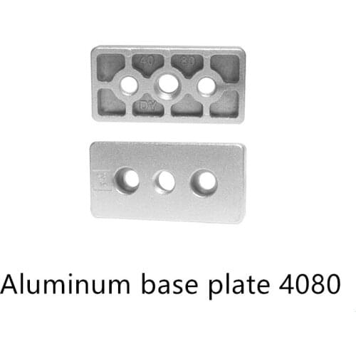4080 Aluminum profile end connection plate caster adjusting foot support