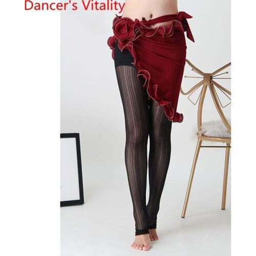 Belly Dance Bottoming Pants Trousers New Slim Fit Sexy Oriental Indian Dancing Practice Clothes Autumn Winter Training Outfits