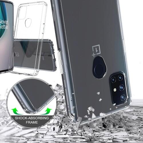 Airbag Drop resistance Crystal Clear Case For Oneplus Nord N10 5G TPU frame Acrylic Transparent Cover