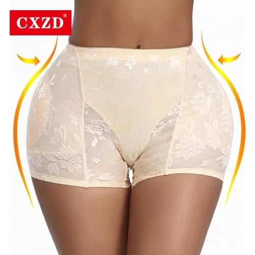 CXZD Womens Body Shaper Seamless Butt Lifter Boyshort Padded Panties Hip Enhancer Underwear Lifting Briefs Fake Brazillian Butt