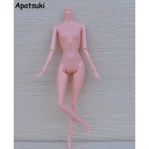 DIY Kids Toy 11 Joints Naked Body Necessary For 11.5" Doll House For DIY Doll Body Without Head 1/6 Doll Accesssories