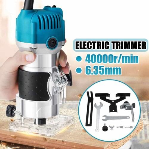 2300W 40000RPM Wood Electric Trimmer Handheld Laminate Palm Router Electric Trimmer Edge Joiners Woodworking Tool 110V/220V