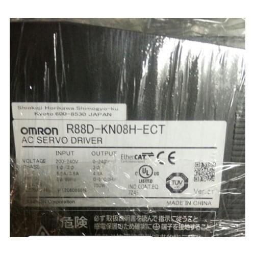 USED 100% TESTED AC SERVO DRIVER R88D-KN08H-ECT *100% REAL STOCK,Please contact us for real photo