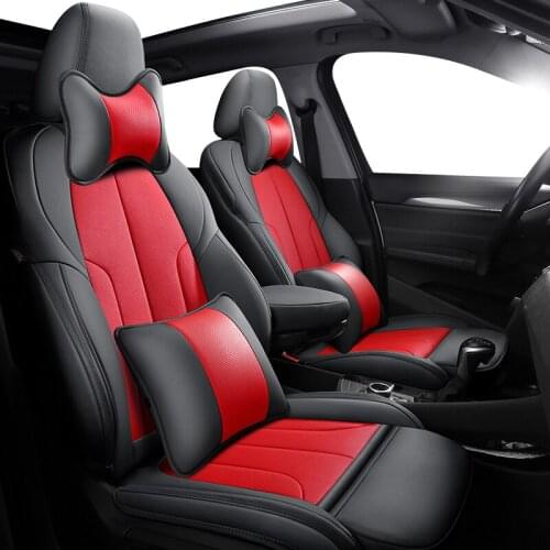 ZHOUSHENGLEE Make Custom Leather car seat covers For Honda Accord Odyssey FIT CITY Crosstour Crider VEZEL AVANCIER CR-V XR-V