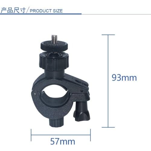 Bicycle Mount Holder For Gopro Hero 5 6 7 8 4/3+/3/2/1 Camera Screw Handlebar Clip Mount Bike Clip Bracket