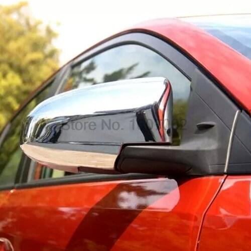 For Toyota Yaris XP150 Hatchback 5dr 2014 2015 Chrome Car Door Side Mirror Cover Protrectors Rearview Mirrors Trim Accessories