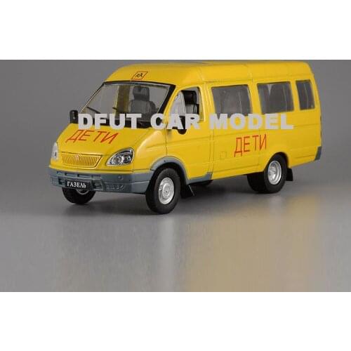 Diecast 1:43 Alloy Russia FA3-322121 BUS Car Model Of Childrens Toy Cars Original Authorized Authentic Kids Toys