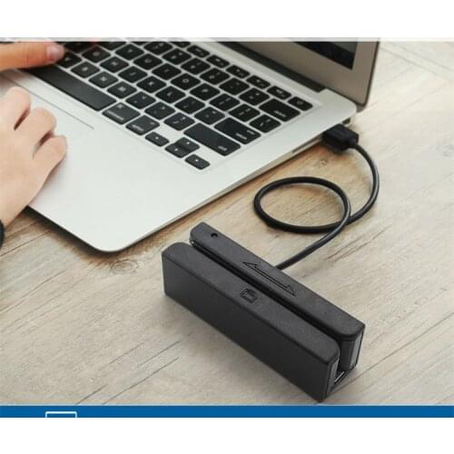 USB MSR100 Magnetic Reader Data Collector USB Strip Card 3 Tracks pos