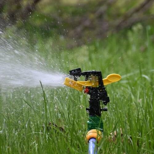 Adjustable Rocker Sprinklers nozzle with 1/2" 3/4" male thread 360 degrees rotary jet nozzle Agricultural garden Irrigation 1pcs