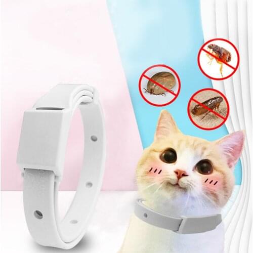 Flea and Tick Prevention Collar for Small Cat Dog Puppy, Natural Repels Fleas Collar Adjustable, 3 Months Protection Waterproof
