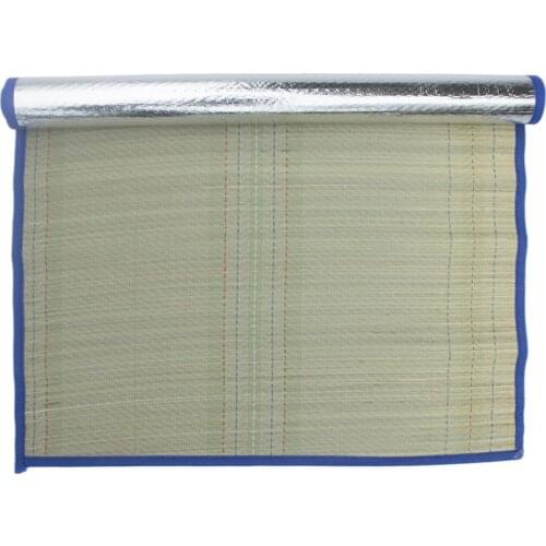 Straw Mat Outdoor Foldable Picnic Mat Summer Classic Beach Straw Mat Waterproof Cooling Pad Beach Traveling Yoga Camping Cushion