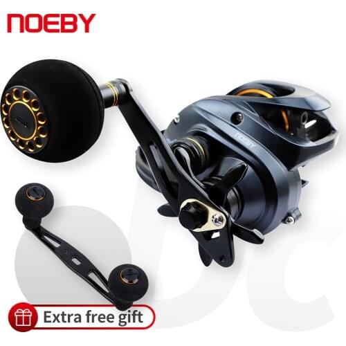 Noeby DC1200N Fishing Reel Saltwater Casting Max Drag 12kg Right Left Hand Bait Casting Fishing Reels