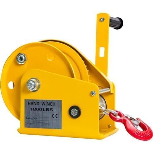 1200LBS Self-locking hand winch Stainless steel Boat windlass truck auto manual lifting hoist