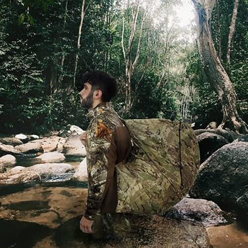 Mesh Decoy Bags Camo Hunting Bags Duck Decoy Bag for Goose Turkey Waterfowl Duck Hunting Gear Drake Adjustable Shoulder Straps