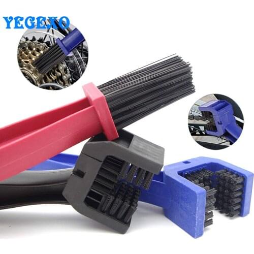 Motorcycle Chain Cleaning Brush Brake Dirt Remover Cleaning Brush Tool For aprilia sr 50 tuono v4 rsv4 pegaso 650 sxv rs 50