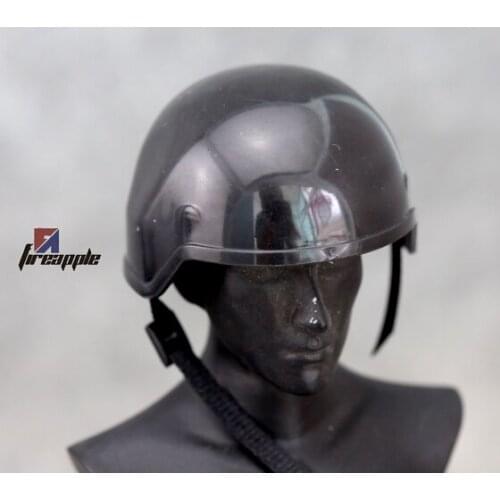 1/6 soldiers SWAT model helmet live can not use FBI PASGT helmet matt version of black Action Figures