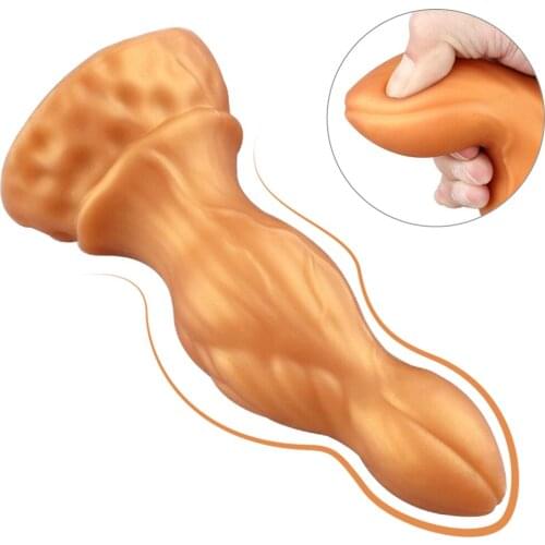 Silicone Dildo with Powerful Sucker Butt Plug Anal Plug Female Masturbator G-spot Vagina Stimulator Prostate Massager Anal Toys