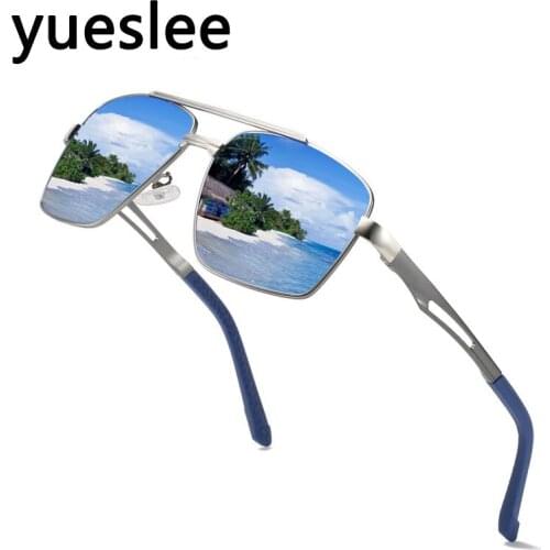 49627 Metal Pilot Polarized Luxury Sunglasses Men Women Fashion Shades Uv400 Vintage Glasses Men Sunglasses