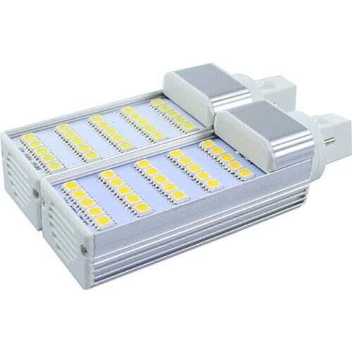 LED Horizontal Plug Bulb 90-260V G24 / E27 5050 LED Cross Plug Light 25LED / 44LED / 52LED / 64LED