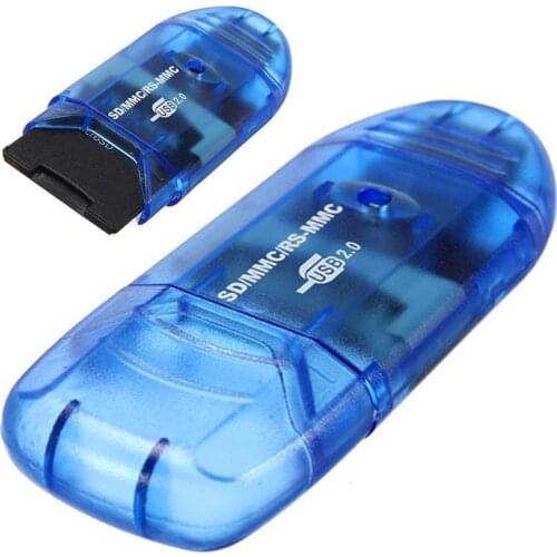 100pcs/lot High Speed Mini Micro SD T-Flash TF SDHC USB 2.0 Memory Card Reader Adapter r20