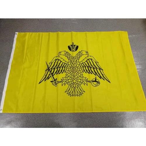 Xiangying 90x150cm double head eagle Mount Athos Eastern Greek Orthodox Church Flag