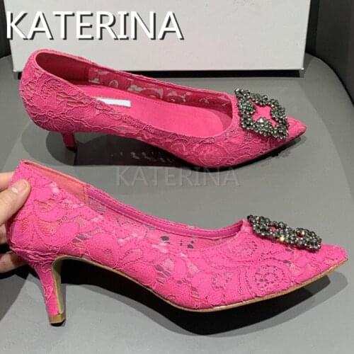 Brand Top Quality Chunky High Heel Martin Boots Women Thick Sole Denim Round Toe Lace Up Ankle Botas British Style Elegant