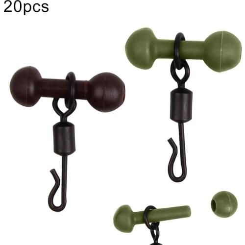 20PCS Chod Beads Helicopter Rigs Beads Carp Fishing Tackle Line Protector Safety System
