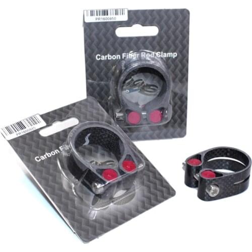 Ultralight Lock Mountain Bike Bicycle Seat Tube Clamp Bicycle Accessories Full Carbon Fiber New 31.6 30.8 27.2mm Road Bicycles