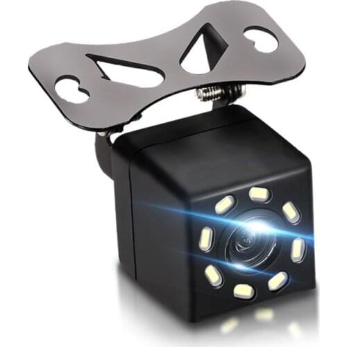 Car Rear View Camera Universal Night Vision Backup Parking Reverse Camera Waterproof 170 Wide Angle HD Color Image Vehicle Camer