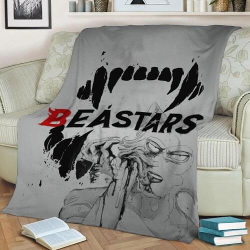 Beastars Flannel Throw Blanket 3D Printed Keep Warm Sofa Child Blanket Home Decor Textiles Dream Family Gift