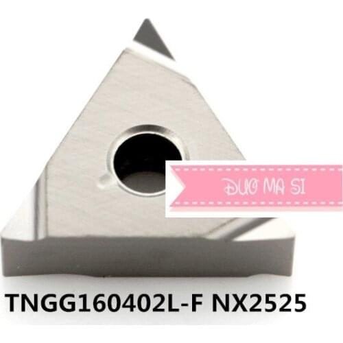 Free shipping 10pcs TNGG160402L-F NX2525/TNGG160404L-F NX2525 ceramic inserts , MTJNR/MTQNR Turning Blades, Matel Ceramic Tips
