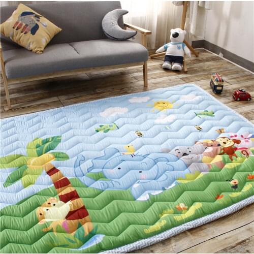 Infant creeping skid-proof cartoon animal game Carpet mat Four Seasons Children Living Room Bedroom high quality mat carpet