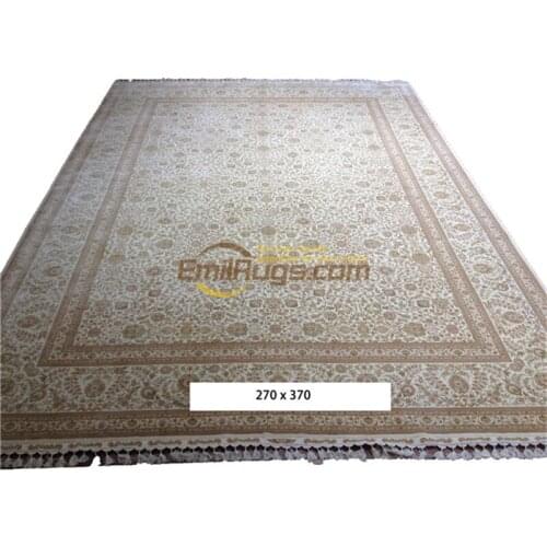Household handmade wool carpet Persian silk flower carpet