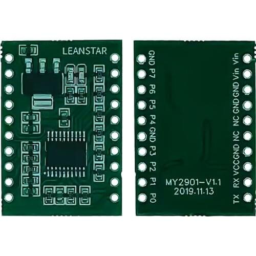 Flexible Film Pressure Sensor MY2901 Digital Conversion Module Module Multi-channel AD Value Acquisition Serial Port