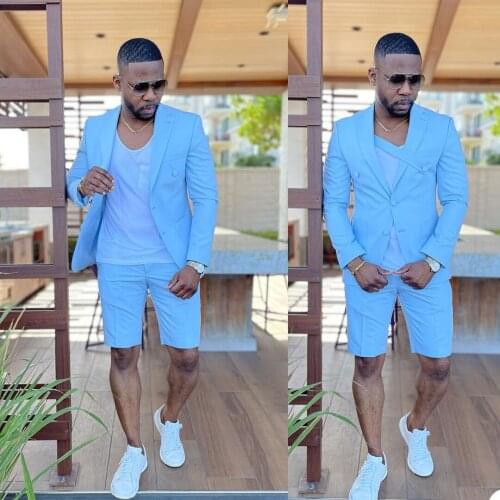 Summer Streetwear Men Tuxedos Custom Made Notched Lapel One Button Blazer Fashion Photoshoot Casual Daily 2 Pieces Sets
