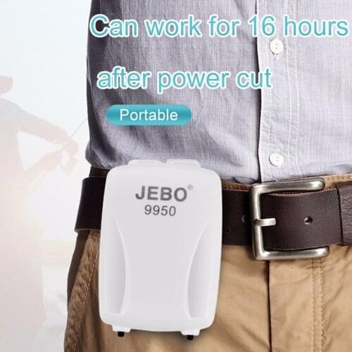 Air Pump Portable Outdoor Fishing Battery Storage Air Pump AC/DC Dual Use For Fish Aquarium USB Charge EU Plug Equipment 4000MAh