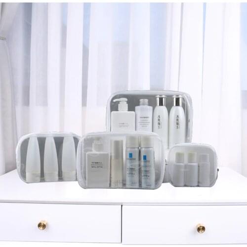 Transparent PVC storage bag travel storage bag transparent cosmetic bag beautician cosmetic bag beauty box wash bag storage bag