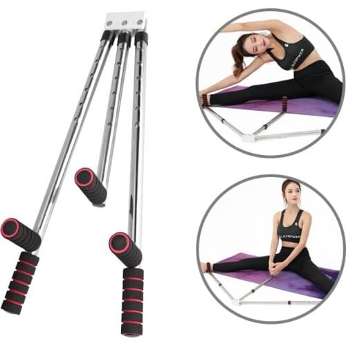 3 Bar Leg Stretcher Adjustable Split Stretching Machine Stainless Steel Home Yoga Dance Exercise Flexibility Training Equipment
