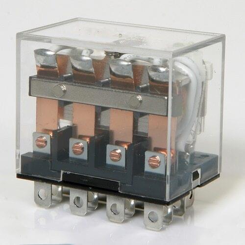 [SA]Kaikun KACON relay 10A HR710-4PL DC24V AC220V with light 4a4b--10pcs/lot