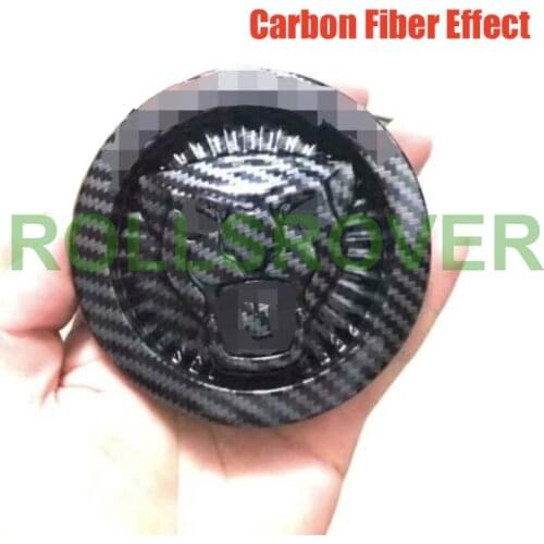 ROLLSROVER Carbon Fiber Effect Front Bumper Grille Grower Emblem Badge For Jaguar XF XJ XE XK F-Pace Car Styling