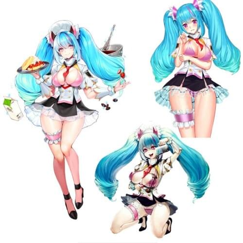 Sexy Girl Aurora Last Origin Game Car Stickers Skateboard Laptop Guitar Luggage Funny Cool Graffiti Retro Sticker Waterproof PVC